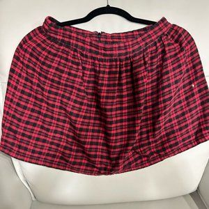 Forever 21 Plaid Flannel Mini Skirt